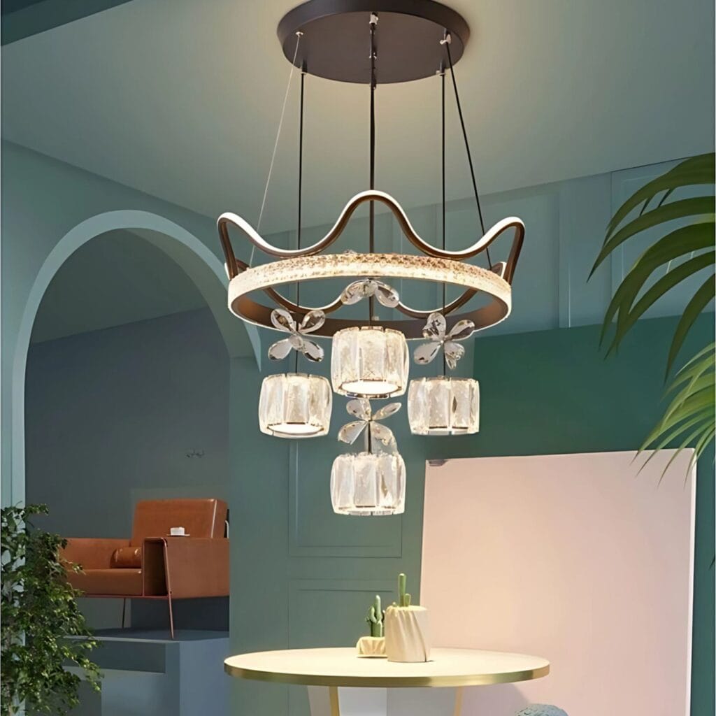 Đèn thả trần LED pha lê TPG-THDBA05