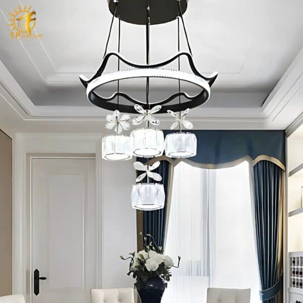 Đèn thả trần LED pha lê TPG-THDBA05