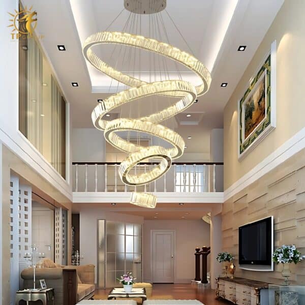 Đèn thả thông tầng pha lê 8078/21