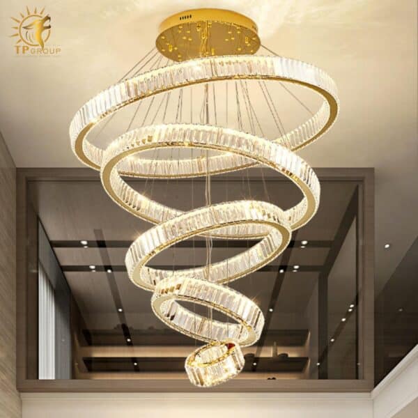 Đèn thả thông tầng pha lê 8078/21