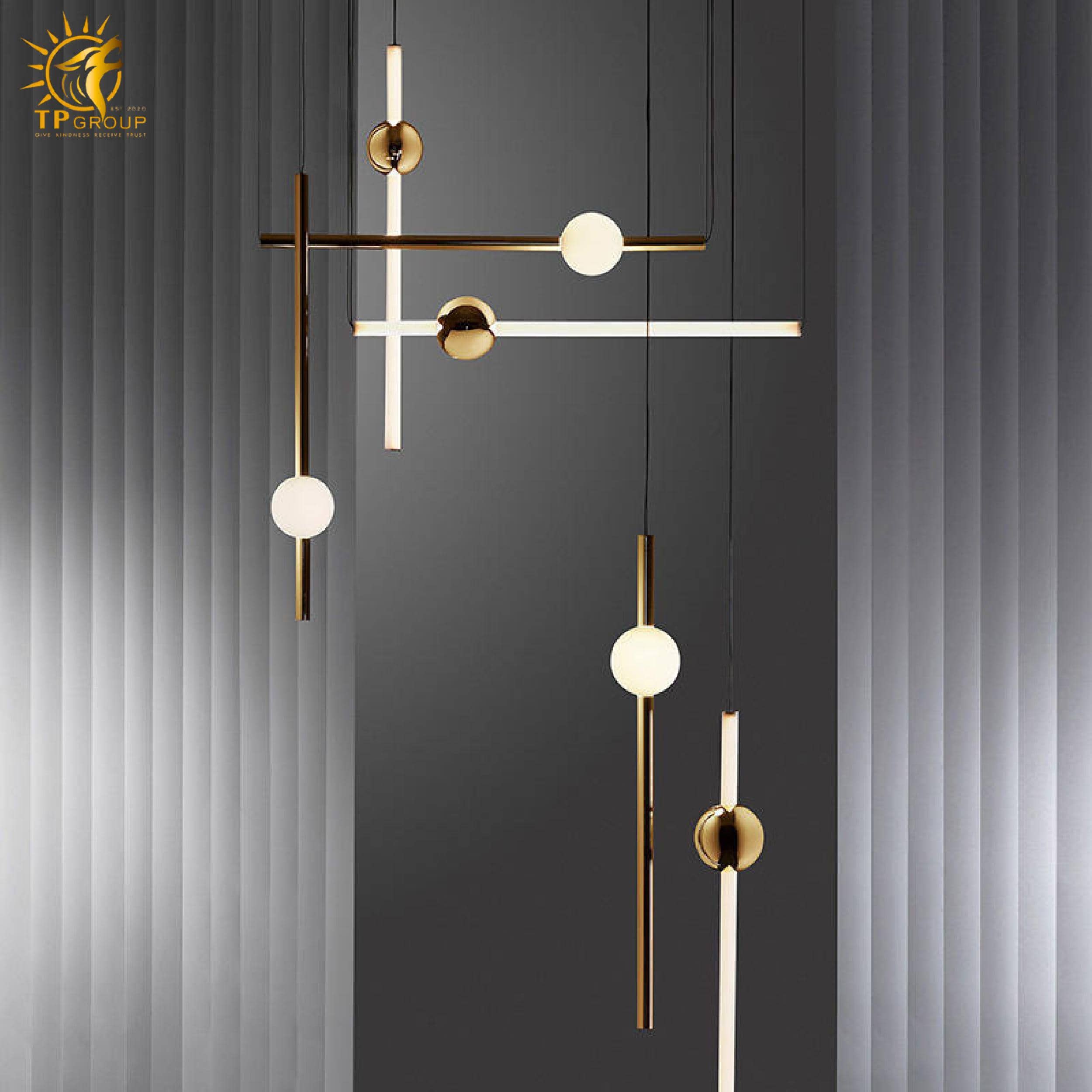 Đèn thả kim loại kiểu dáng đơn giản sáng tạo TL2218