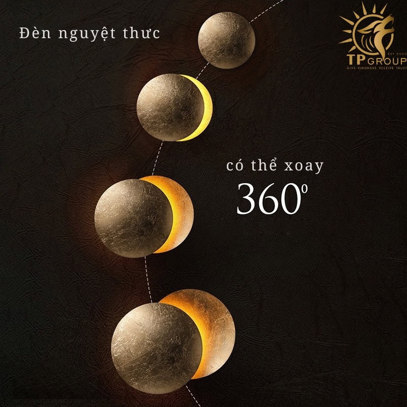 Đèn Tường Nguyệt Thực Bắc Âu DT-116