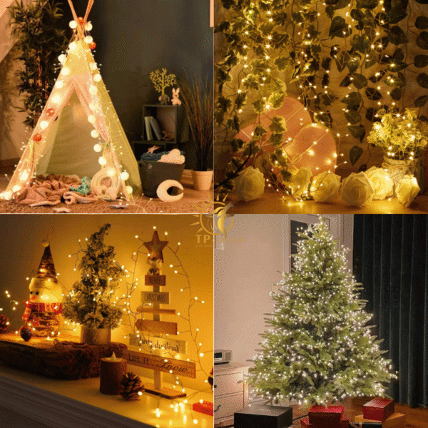 Led đom đóm trang trí giáng sinh nhiều kích thước - Hình ảnh 8