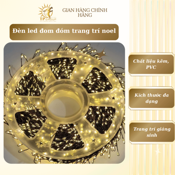 Led đom đóm trang trí giáng sinh nhiều kích thước