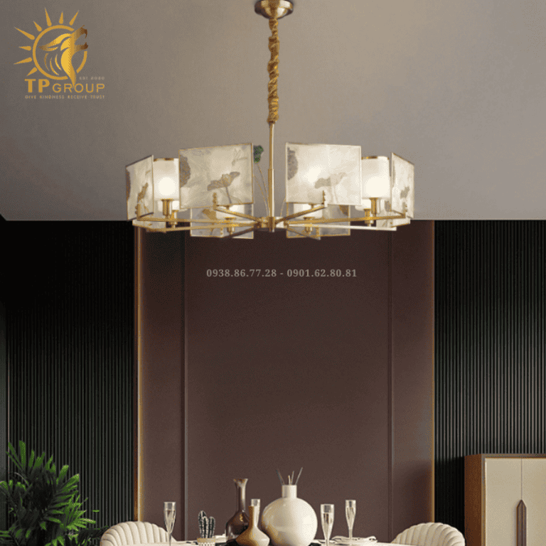 Đèn Chùm Indochine TPG-6603: Bản Giao Hưởng Giữa Nét Đẹp Hoài Cổ Và Hiện Đại