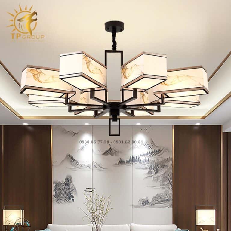 Đèn Chùm Indochine TPG-9904: Đánh Thức Vẻ Đẹp Á Đông Giữa Lòng Phố Thị