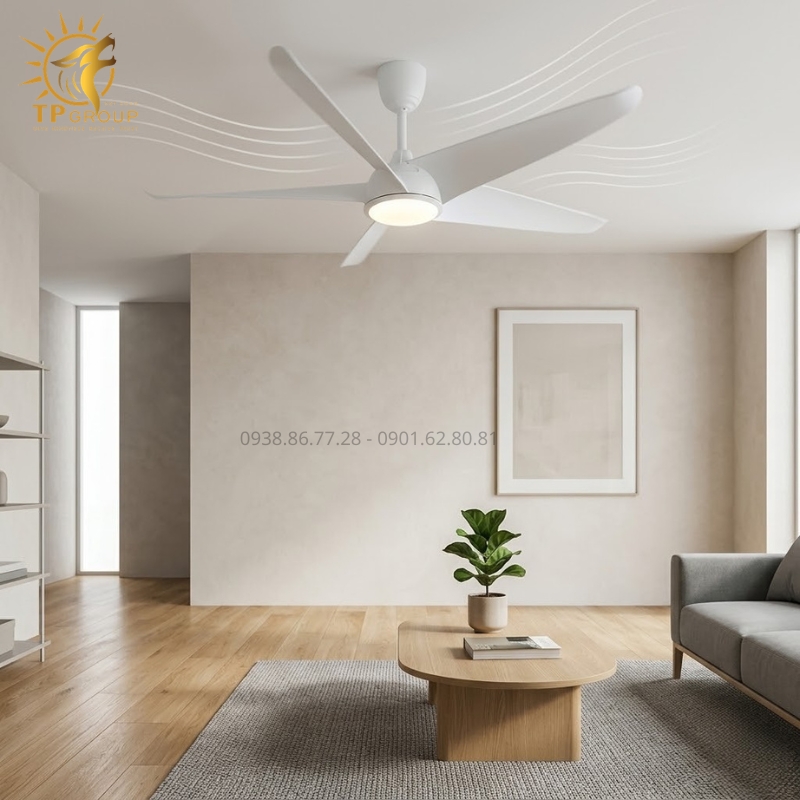Quạt Trần TPG-520: Bản Giao Hưởng Của Sự Tinh Tế Và Công Nghệ DC Hiện Đại 3 Quạt Trần TPG-520: Bản Giao Hưởng Của Sự Tinh Tế Và Công Nghệ DC Hiện Đại