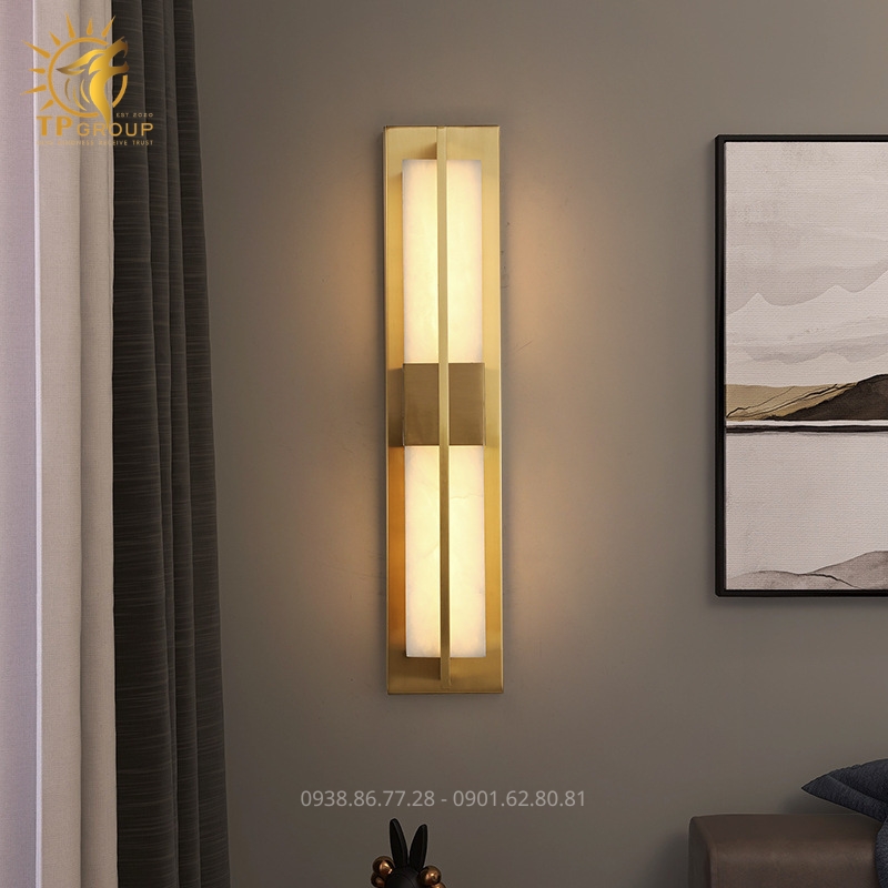 Ánh Sáng Đá Marble TPG-5589 – Bản Giao Hưởng Của Đồng Và Đá Tự Nhiên