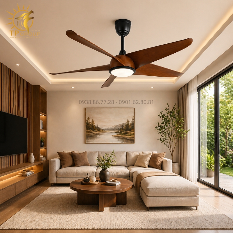 Về chúng tôi 2 Quạt Trần TPG-520: Bản Giao Hưởng Của Sự Tinh Tế Và Công Nghệ DC Hiện Đại