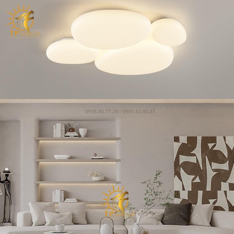 Đèn Mâm Ốp Trần TPG-552 6 Đèn Mâm Ốp Trần TPG-552: Khơi Nguồn Cảm Hứng Nghệ Thuật Từ Những Những Đám Mây Bồng Bềnh