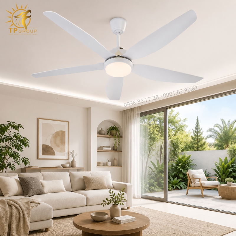 Quạt Trần Đèn Hiện Đại TPG-141 – Nghệ Thuật Làm Mát Và Điểm Nhấn Sáng Tạo Cho Không Gian Sống