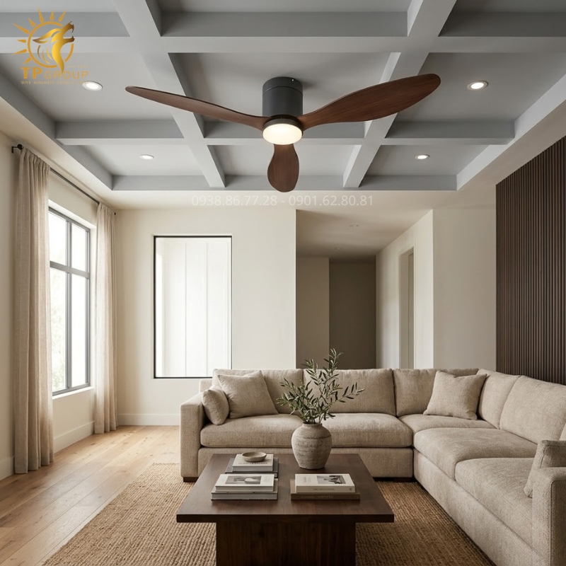 Quạt Trần Đèn Cánh Gỗ Cao Cấp TPG-419 – Bản Giao Hưởng Của Ánh Sáng Và Gió Tự Nhiên 2 Quạt Trần Đèn Cánh Gỗ Cao Cấp TPG-419 – Bản Giao Hưởng Của Ánh Sáng Và Gió Tự Nhiên