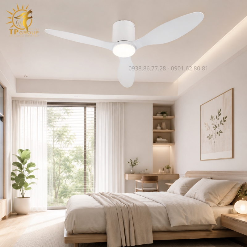 Quạt Trần Đèn Cánh Gỗ Cao Cấp TPG-419 – Bản Giao Hưởng Của Ánh Sáng Và Gió Tự Nhiên 10 Quạt Trần Đèn Cánh Gỗ Cao Cấp TPG-419 – Bản Giao Hưởng Của Ánh Sáng Và Gió Tự Nhiên