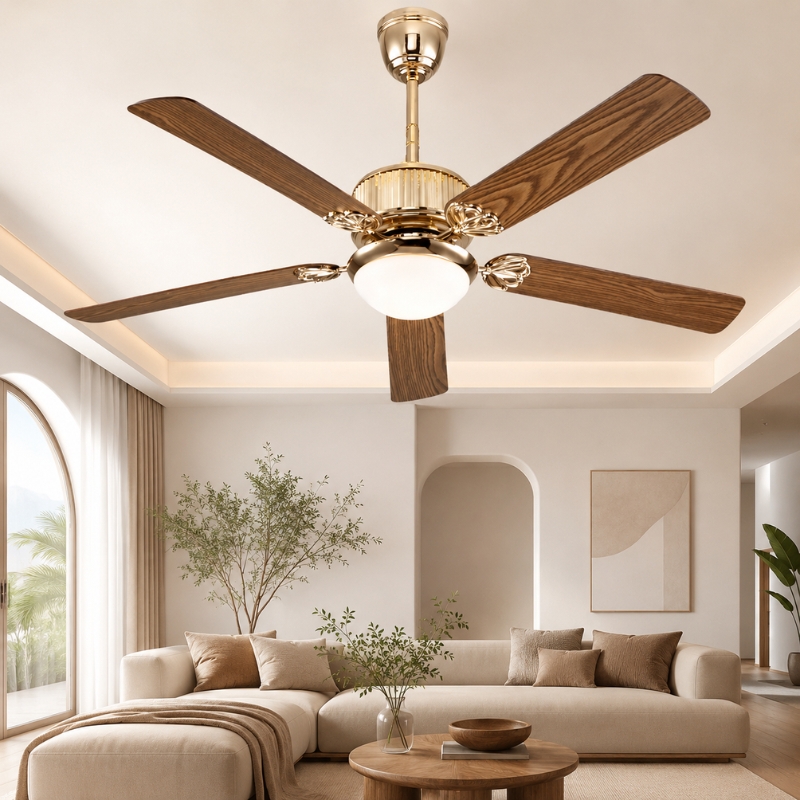 Quạt Trần Đèn Cao Cấp TPG-120: Sự Giao Thoa Giữa Nghệ Thuật Và Công Nghệ Living
