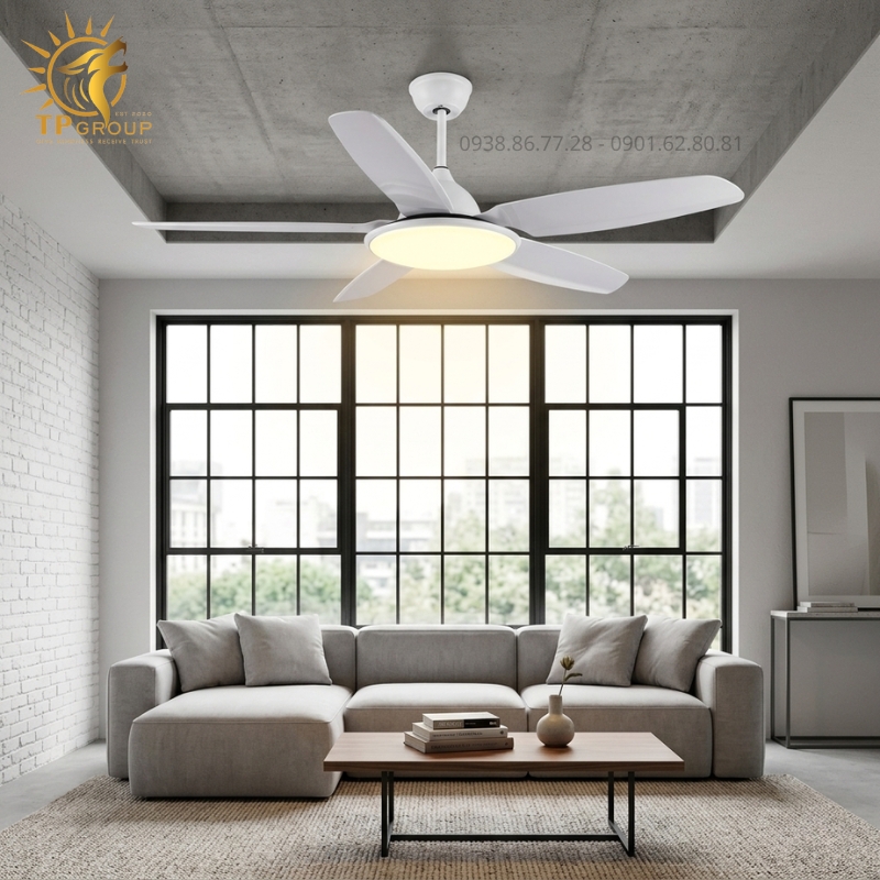Quạt Trần Đèn Hiện Đại TPG-2026 – Sự Kết Hợp Hoàn Hảo Giữa Thẩm Mỹ Và Công Năng
