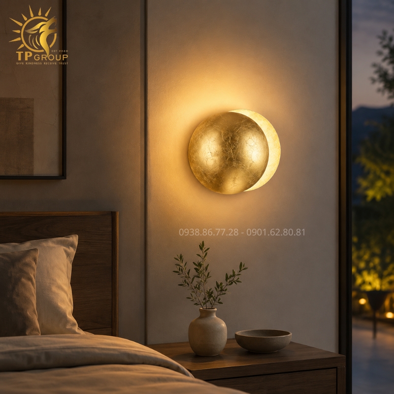Đèn Tường Nguyệt Thực TPG-8622 – Vũ Điệu Ánh Sáng Phong Cách Bắc Âu Cho Không Gian Thượng Lưu