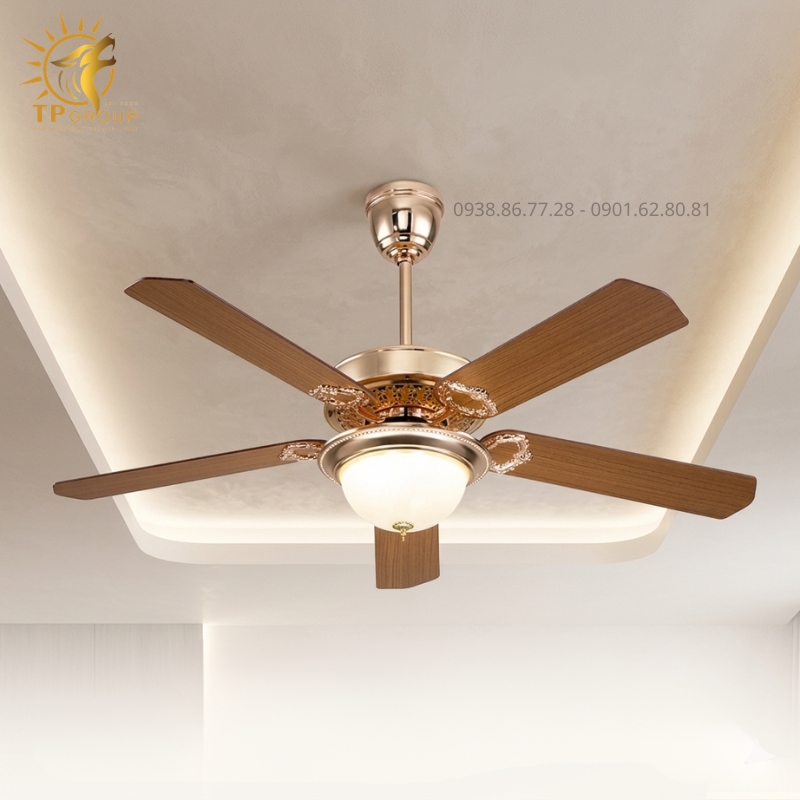 Quạt Trần Đèn TPG-121VG: Khơi Nguồn Cảm Hứng Cho Không Gian Sống Thượng Lưu