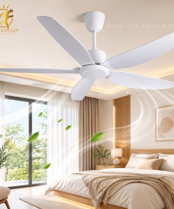 Quạt Trần Động Cơ DC Cao Cấp TPG-315: Sự Giao Thoa Giữa Nghệ Thuật Khối Và Ngôn Ngữ Khí Động Học