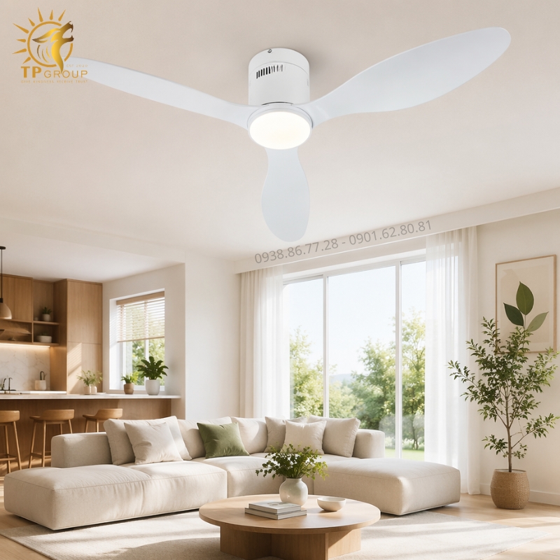 Quạt Trần Đèn Cánh Gỗ Cao Cấp TPG-419 – Bản Giao Hưởng Của Ánh Sáng Và Gió Tự Nhiên 5 Quạt Trần Đèn Cánh Gỗ Cao Cấp TPG-419 – Bản Giao Hưởng Của Ánh Sáng Và Gió Tự Nhiên