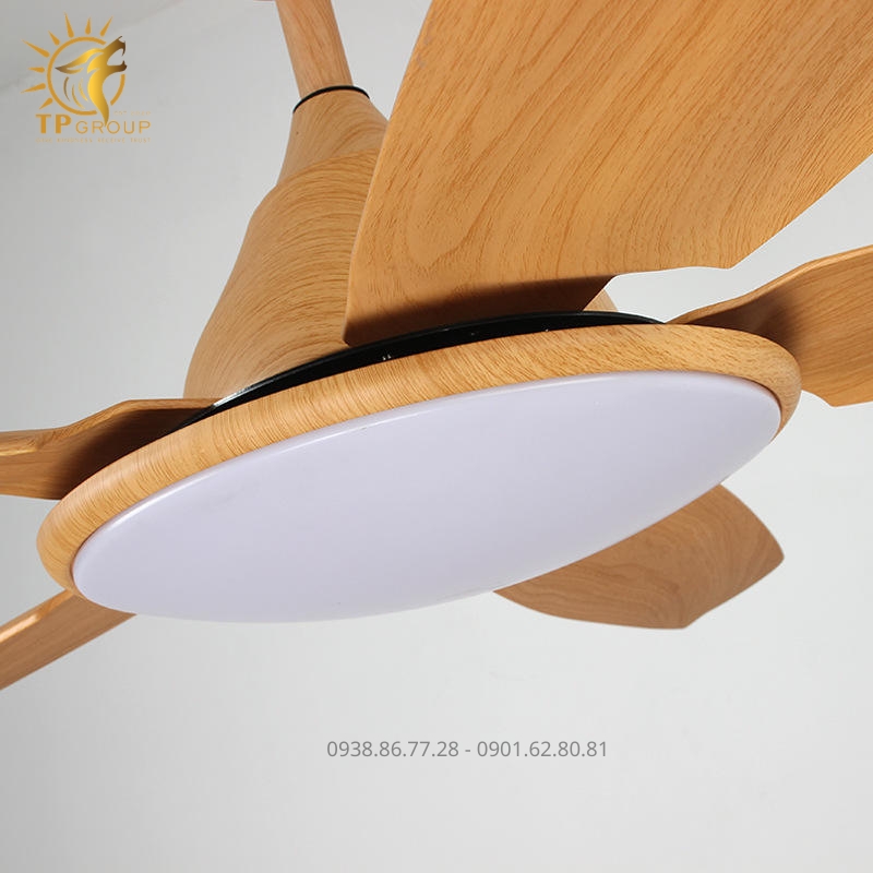 Quạt Trần Đèn 5 Cánh Gỗ Cao Cấp TPG-WF525 – Tuyệt Tác Ánh Sáng Cho Không Gian Thượng Lưu 9 Quạt Trần Đèn 6 Cánh Trắng Hiện Đại TPG-688 – Bản Giao Hưởng Của Ánh Sáng Và Gió