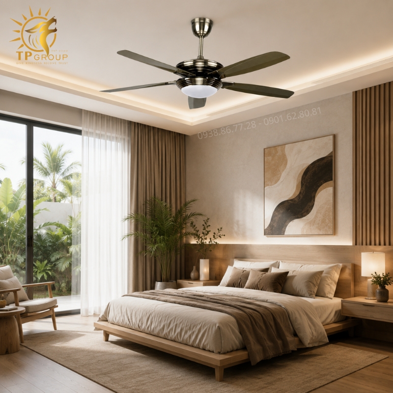 Bộ Đôi Quạt Trần Đèn Cao Cấp TPG817 & TPG818 – Bản Giao Hưởng Của Ánh Sáng Và Gió 3 Bộ Đôi Quạt Trần Đèn Cao Cấp TPG817 & TPG818 – Bản Giao Hưởng Của Ánh Sáng Và Gió