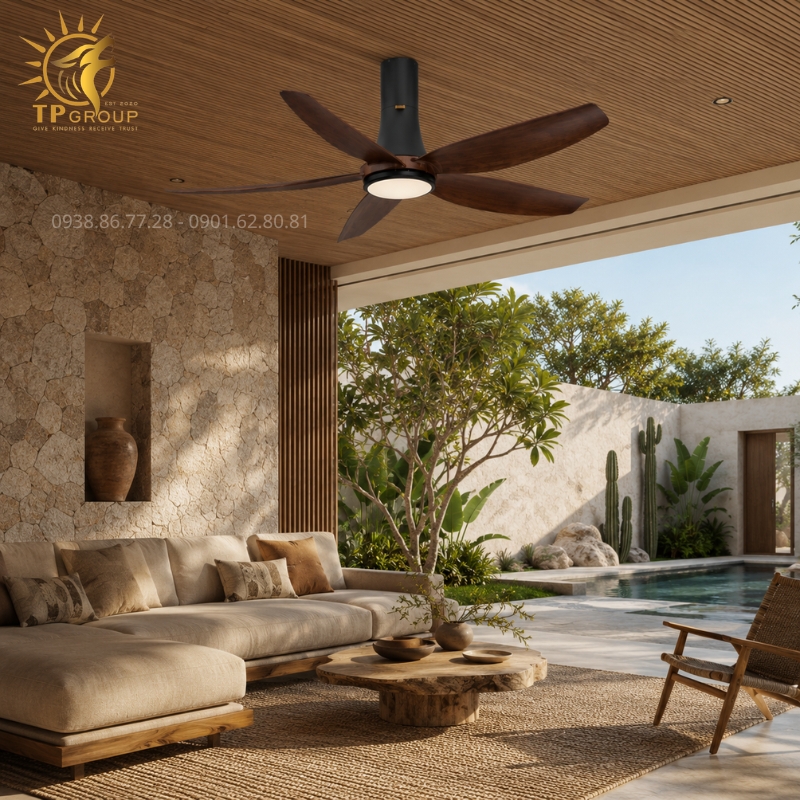 Đèn Trần Có Cánh TPG-301: Tuyệt Tác Kết Hợp Giữa Thẩm Mỹ Hiện Đại và Tiện Nghi Đỉnh Cao