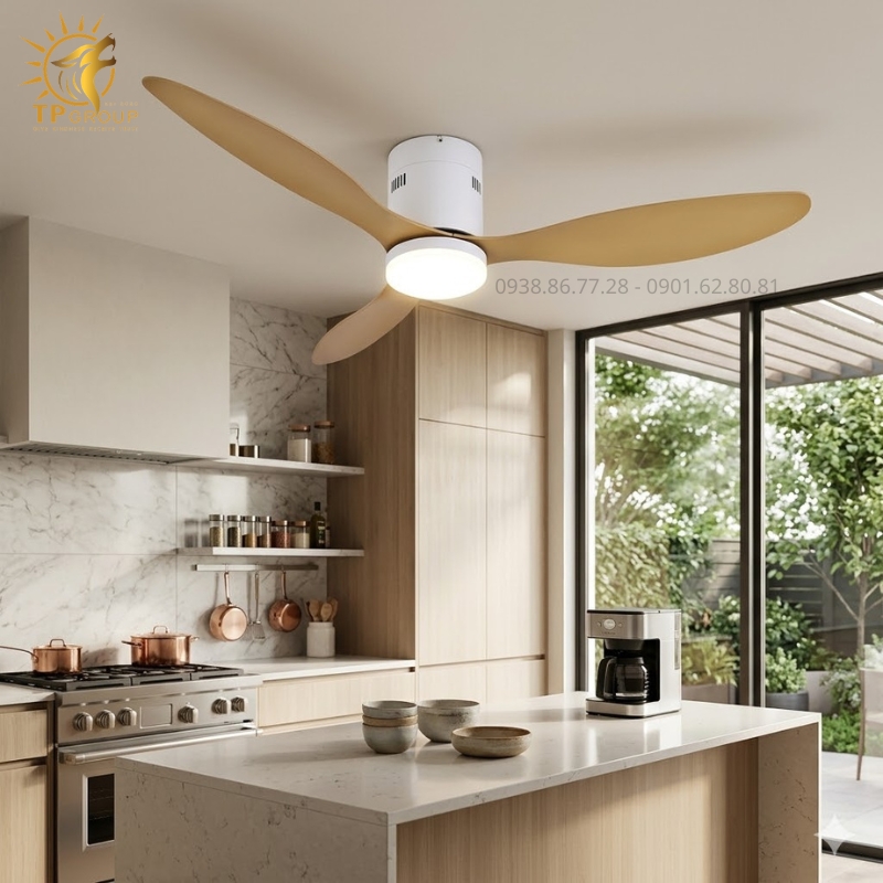 Quạt Trần Đèn Cánh Gỗ Cao Cấp TPG-419 – Bản Giao Hưởng Của Ánh Sáng Và Gió Tự Nhiên 6 Quạt Trần Đèn Cánh Gỗ Cao Cấp TPG-419 – Bản Giao Hưởng Của Ánh Sáng Và Gió Tự Nhiên