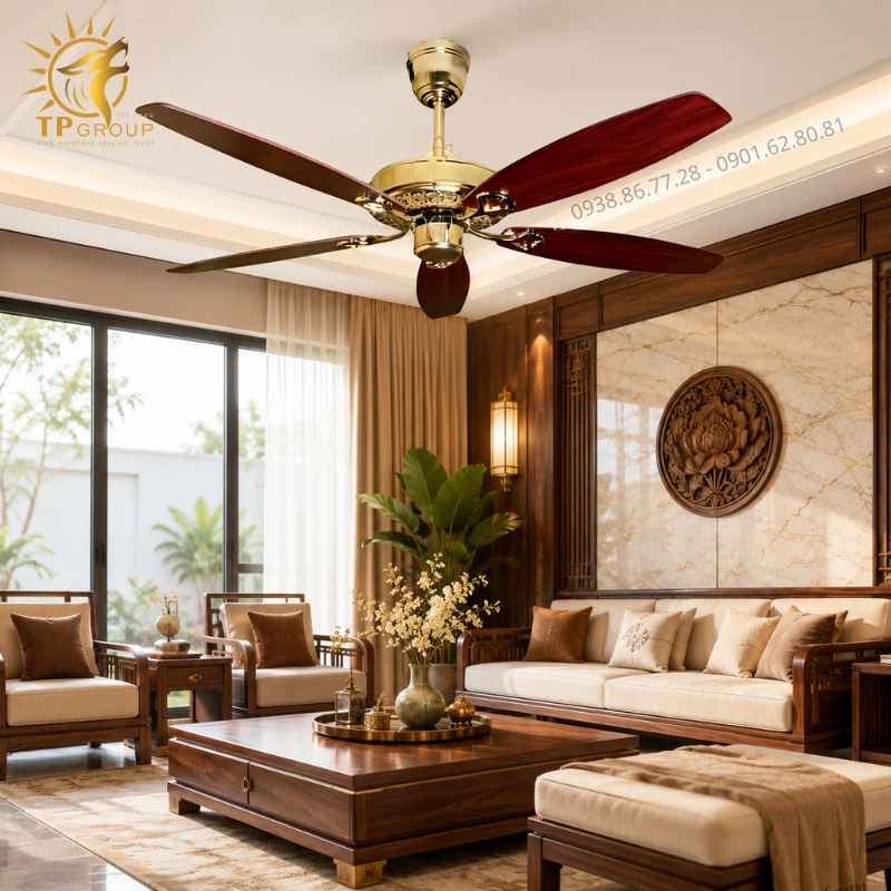 Bản Giao Hưởng Của Gỗ Và Vàng Mang Nghệ Thuật Vào Không Gian Sống Cùng TPG-8829