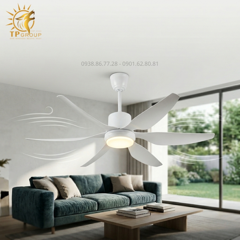 Khám Phá Vẻ Đẹp Sang Trọng Của Quạt Trần Đèn Cao Cấp TPG-9288 Cho Không Gian Hiện Đại