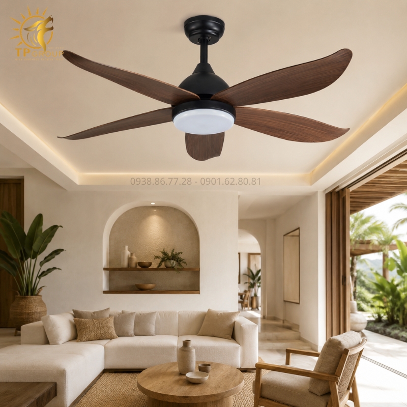 Khơi Nguồn Cảm Hứng Sống Tinh Tế Cùng Quạt Trần Đèn Hiện Đại TPG-117