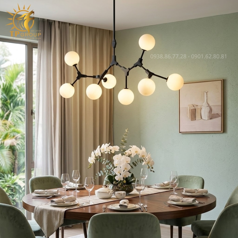 Đèn Thả Hiện Đại TPG-3691 – Biểu Tượng Nghệ Thuật Phóng Khoáng Phong Cách Bắc Âu