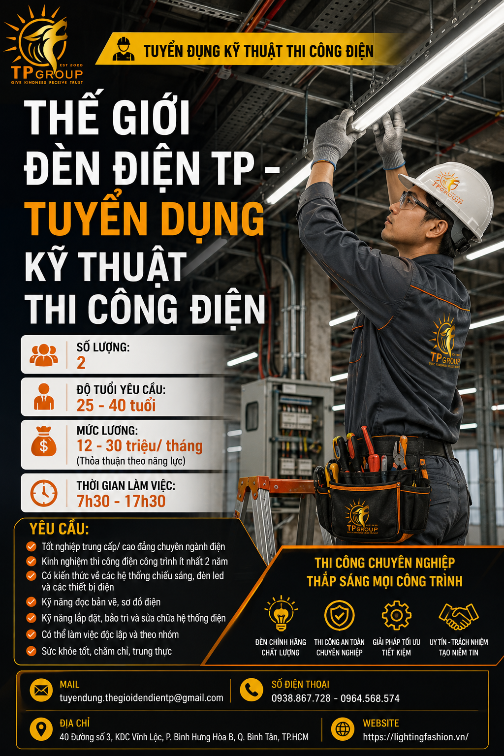 TP GROUP Tuyển dụng 1 tuyển dụng TP poster