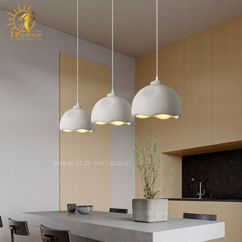 Đèn Thả Trần Wabi-Sabi TPG-DT050 33 Đèn Thả Trần Wabi-sabi TPG-T050: Vẻ Đẹp Nguyên Bản Từ Đường Cong Lượn Sóng Nâng Tầm Không Gian Thiền Định