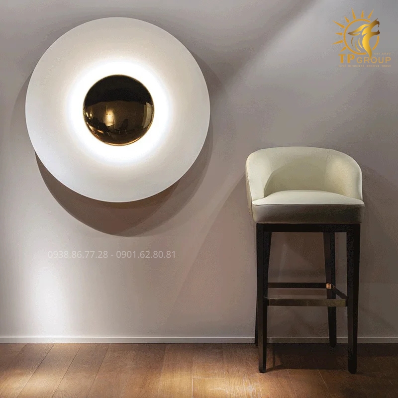 Đèn Tường Trang Trí Hiện Đại TPG-W124 43 Đèn Tường Trang Trí Hiện Đại TPG-W124: Tuyệt Tác Hình Đĩa Bay Khơi Nguồn Ánh Sáng Tương Lai Cho Vách Tường Tối Giản
