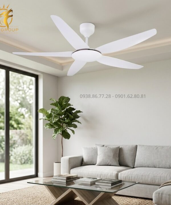Quạt Trần Căn Hộ Cao Cấp DCT FAN TPG-168 – Bản Giao Hưởng Của Gió Và Nghệ Thuật Kiến Trúc