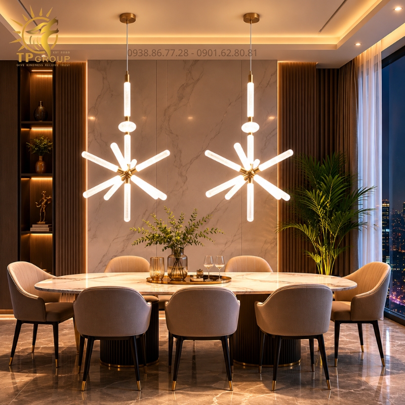 Đèn Chùm Trang Trí Hiện Đại TPG-T105 42 10 25