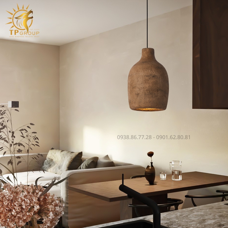 Đèn Thả Trần Wabi-sabi TPG-T051 14 Đèn Thả Trần Wabi-sabi TPG-T051: Nét Đẹp Nguyên Bản Từ Sự Không Hoàn Hảo Cho Không Gian An Yên