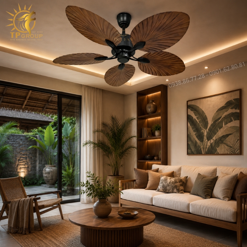 Quạt Trần Căn Hộ Cao Cấp DCT FAN TPG-789 – Khơi Nguồn Làn Gió Tự Nhiên Và Nghệ Thuật Kiến Trúc Đương Đại