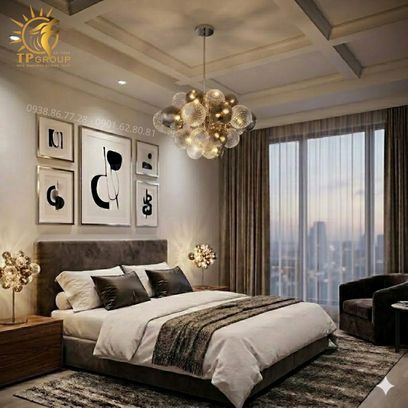 Đèn Chùm Phòng Khách Hiện Đại TPG-T079: Bản Khúc Bong Bóng Nghệ Thuật Phong Cách Bắc Âu 5 Đèn Chùm Phòng Khách Hiện Đại TPG-T079: Bản Khúc Bong Bóng Nghệ Thuật Phong Cách Bắc Âu