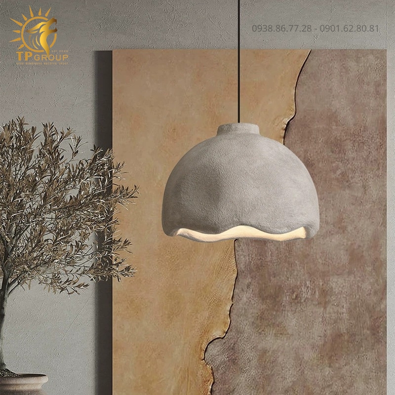 Đèn Thả Trần Wabi-Sabi TPG-DT050 32 Đèn Thả Trần Wabi-sabi TPG-T050: Vẻ Đẹp Nguyên Bản Từ Đường Cong Lượn Sóng Nâng Tầm Không Gian Thiền Định