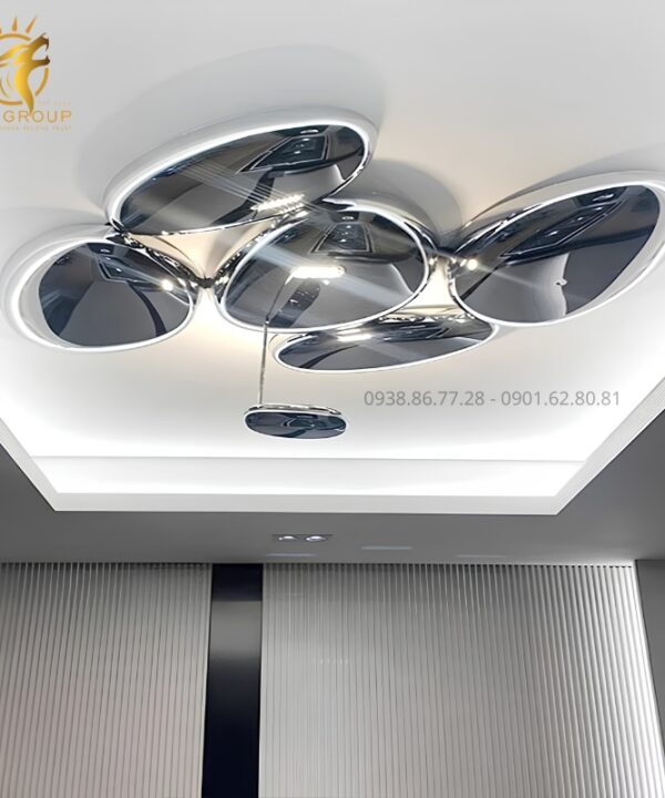 Đèn Ốp Trần Hiện Đại TPG-019 Skydro – Giọt Nước Điêu Khắc Ánh Sáng Cho Không Gian Thượng Lưu