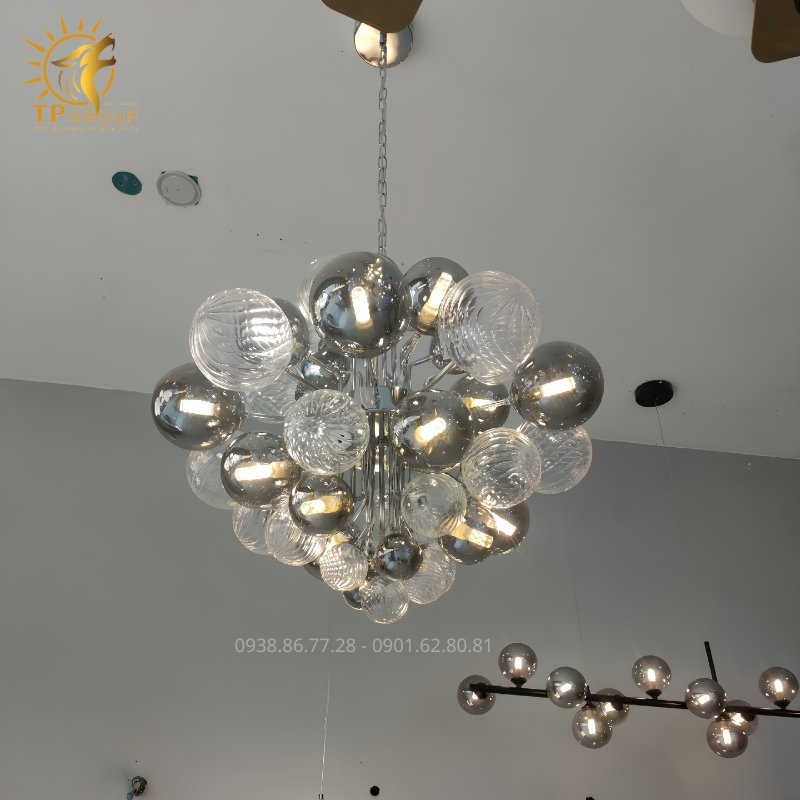 Đèn Chùm Phòng Khách Hiện Đại TPG-T079: Bản Khúc Bong Bóng Nghệ Thuật Phong Cách Bắc Âu 9 Đèn Chùm Phòng Khách Hiện Đại TPG-T079: Bản Khúc Bong Bóng Nghệ Thuật Phong Cách Bắc Âu