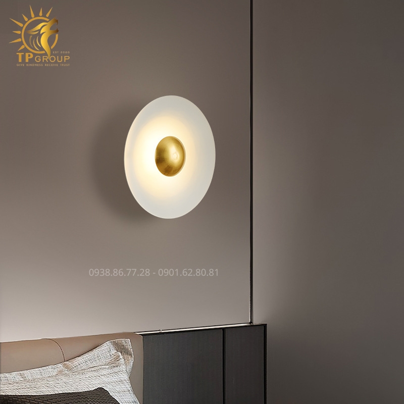 Đèn Tường Trang Trí Hiện Đại TPG-W124 13 Đèn Tường Trang Trí Hiện Đại TPG-W124: Tuyệt Tác Hình Đĩa Bay Khơi Nguồn Ánh Sáng Tương Lai Cho Vách Tường Tối Giản