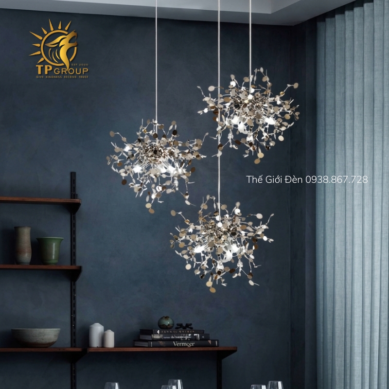 Đèn Thả Trần Pháo Hoa Bắc Âu TPG-DTH778 2 Đèn Thả Trần Pháo Hoa Bắc Âu