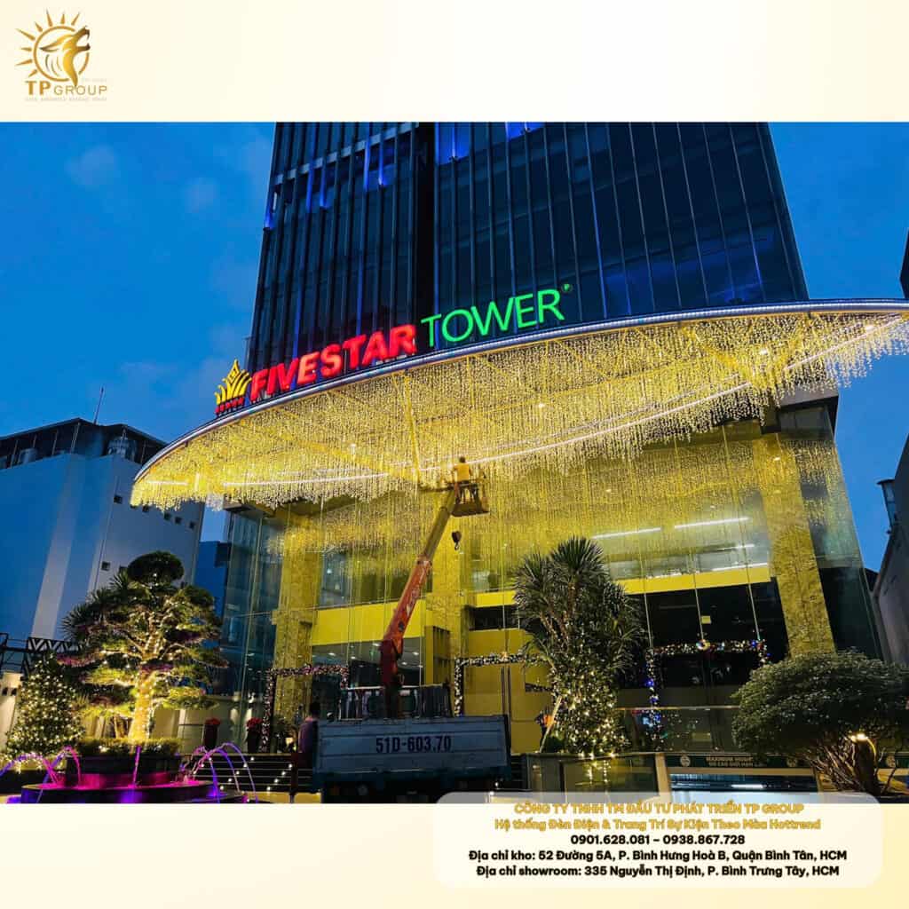 Thi Cong Den LED Duong Pho – Giang Den Cay Xanh Chuyen Nghiep TP GROUP 36