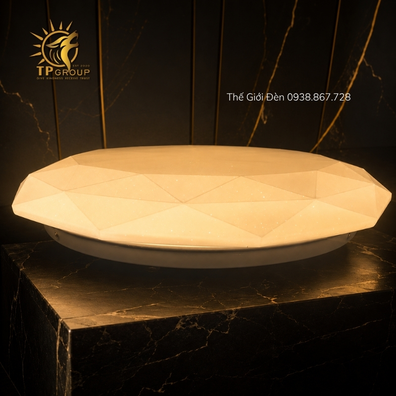 Đèn LED Ốp Trần Kim Cương TPG-DOT484 16 Đèn LED ốp trần kim cương TPG-DOT484