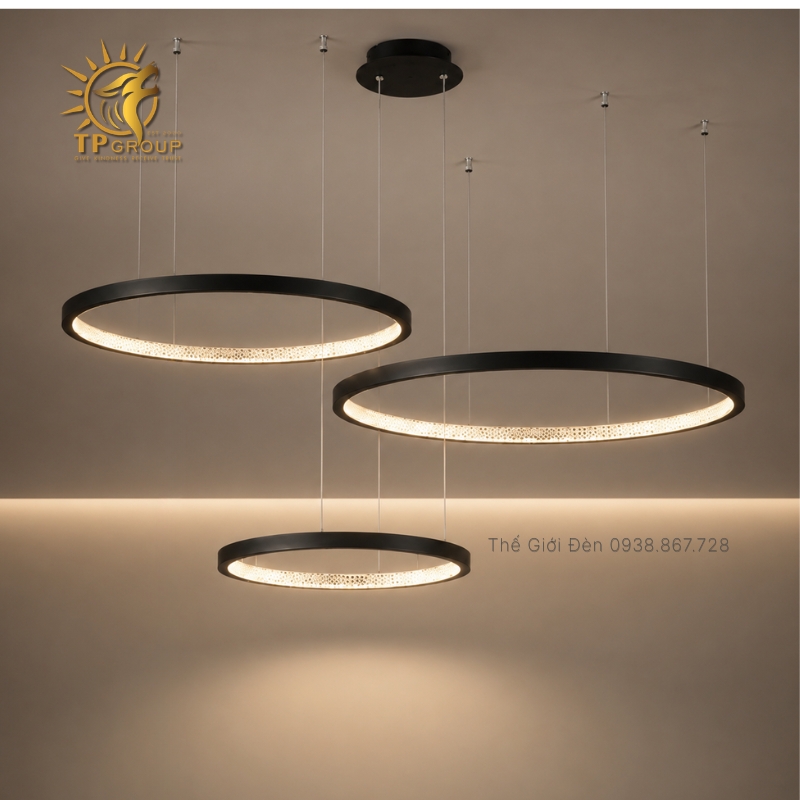 Đèn Thả 3 Vòng Hiện Đại TPG-DT764