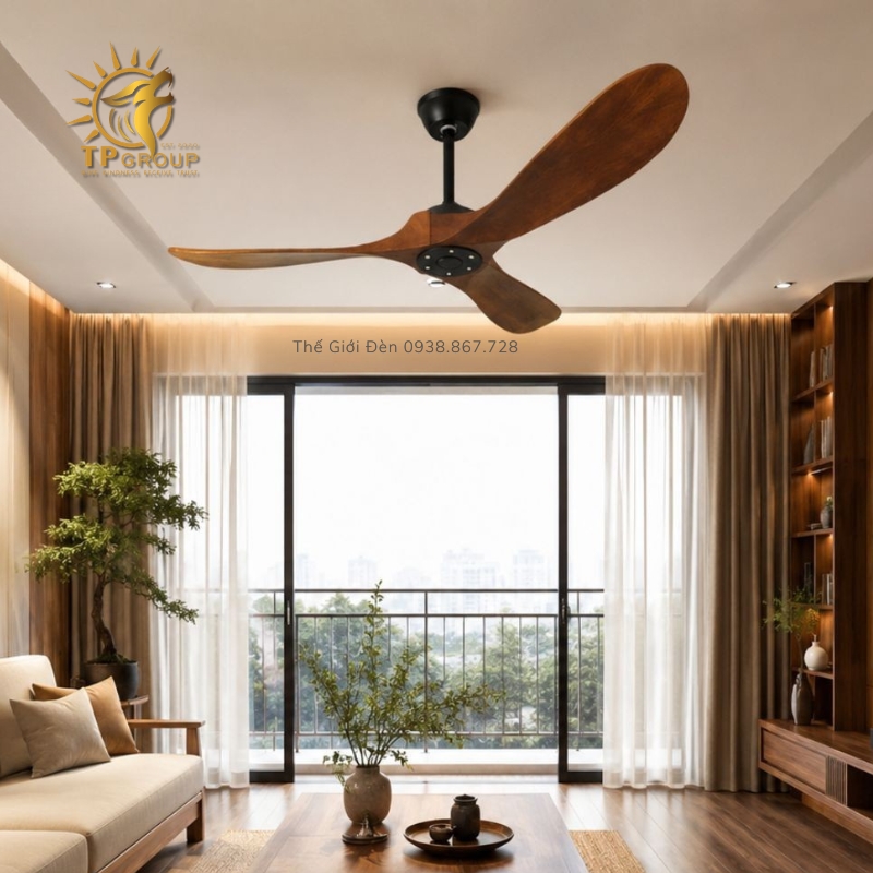 Quạt trần trang trí căn hộ