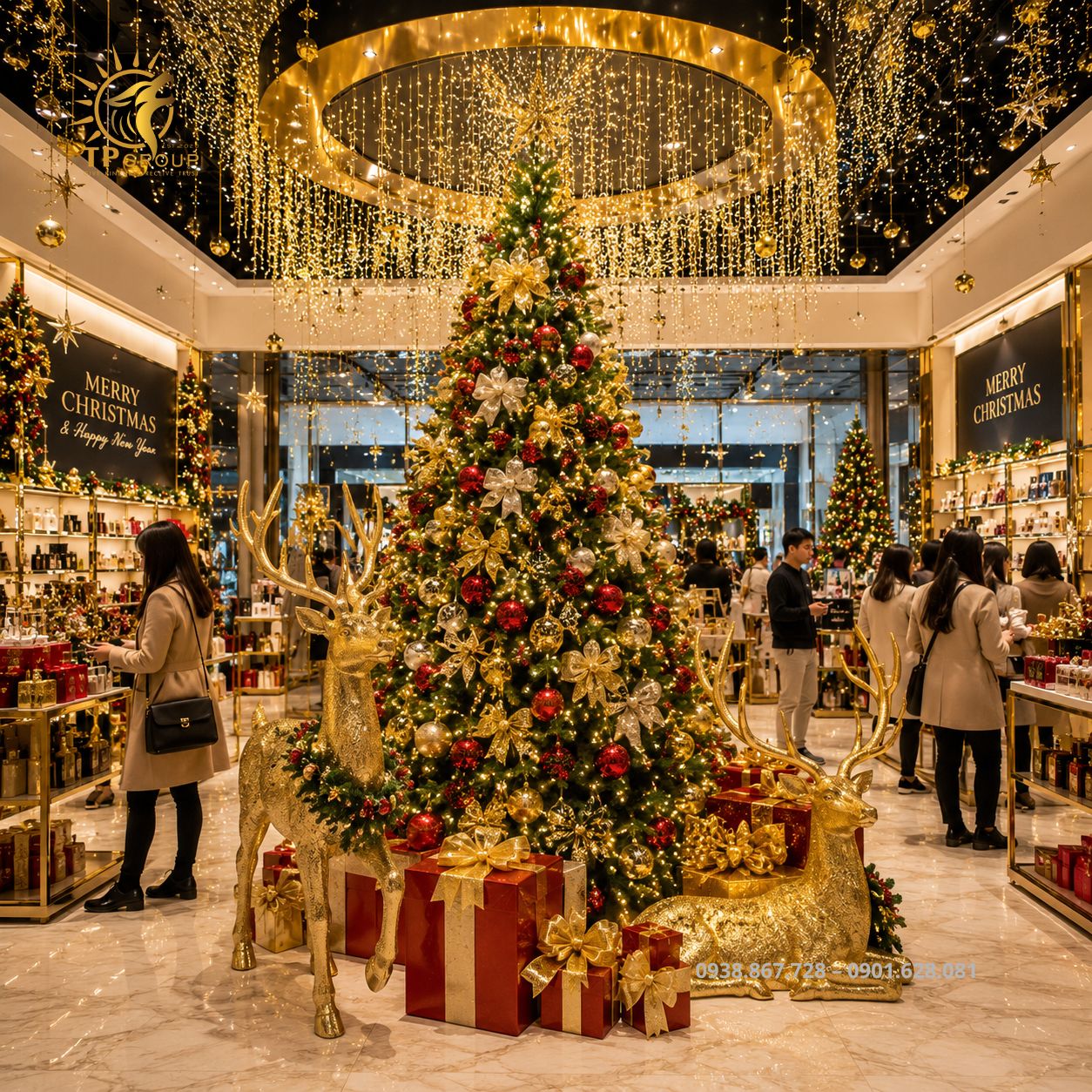 thoi diem vang dat trang tri noel doanh nghiep