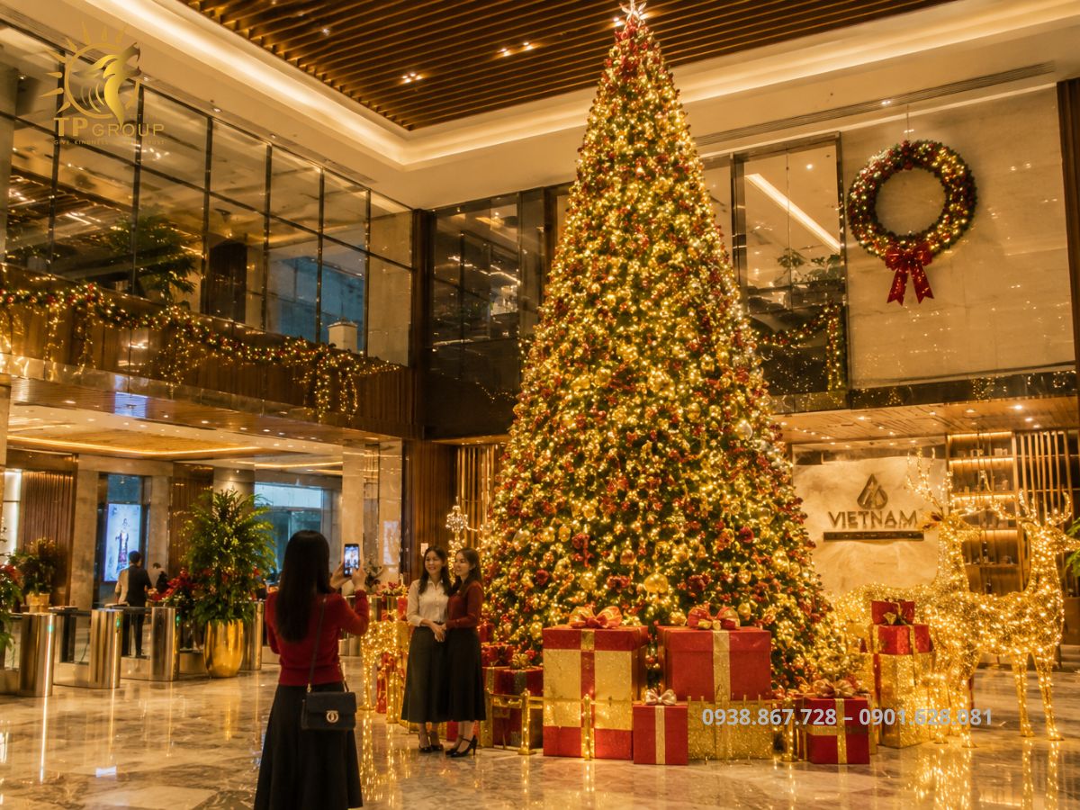 trang tri noel sanh doanh nghiep